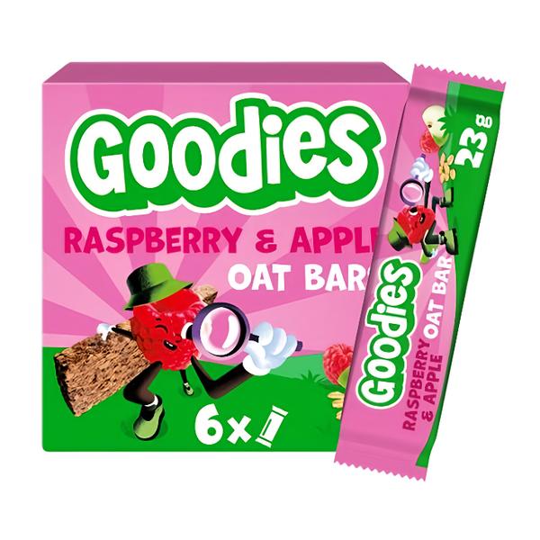 Goodies Ovesné tyčinky malina a jablko (6x 23 g)