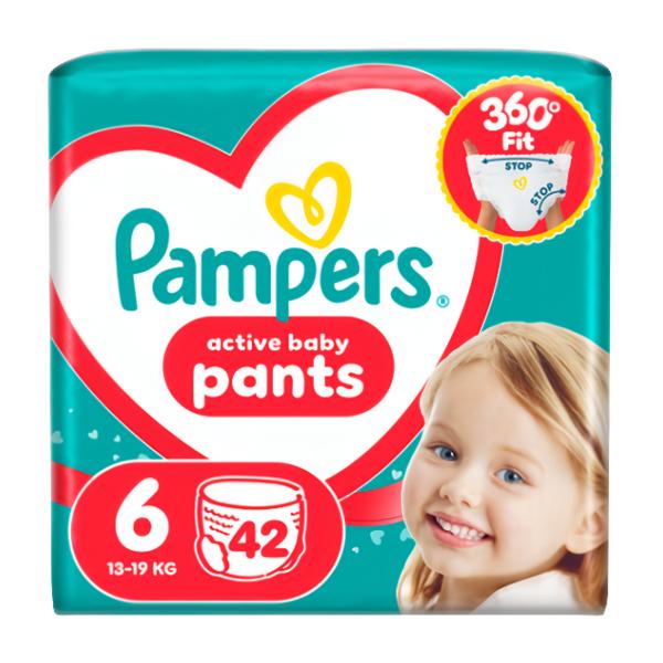 Pampers Plenkové kalhotky Jumbo Pack, vel. 6 (13-19 kg)