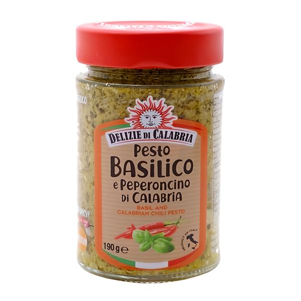 Delizie di Calabria Pálivé bazalkové pesto