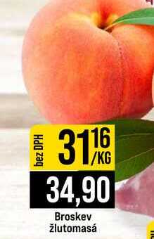 Broskev žlutomasá 1kg