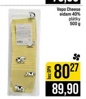 Vepo Cheese eidam 40% plátky 500 g