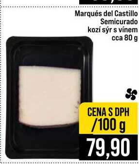 Marqués del Castillo Semicurado kozí sýr s vínem cca 80 g