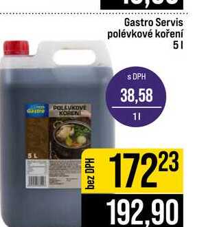 Gastro Servis polévkové koření 5l