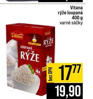 Vitana rýže loupaná 400 g varné sáčky