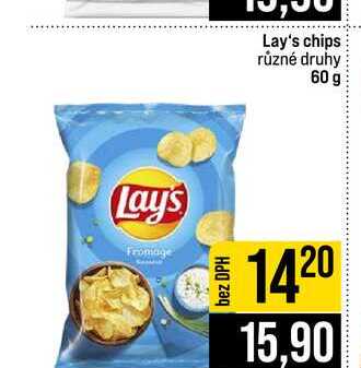 Lay's chips různé druhy 60 g
