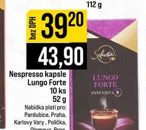 Nespresso kapsle Lungo Forte 52 g 10 ks