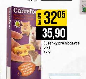 Sušenky pro hlodavce 6 ks 70 g