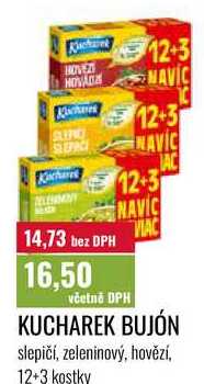 KUCHAREK BUJÓN 12+3 kostky