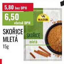 SKOŘICE MLETÁ 15g