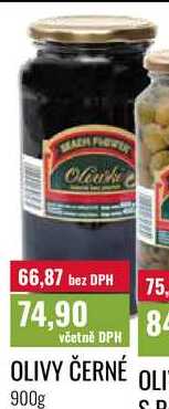OLIVY ČERNÉ 900g 