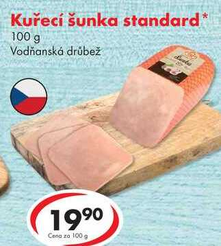 Kuřecí šunka standard, 100 g 