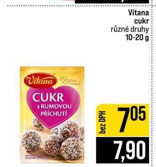 Vitana cukr různé druhy 10-20 g 