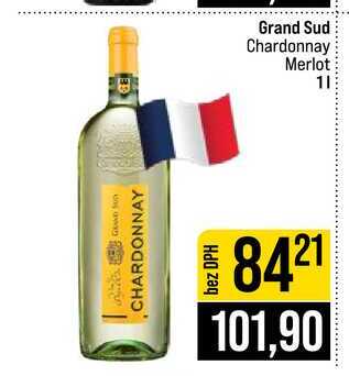 Grand Sud Chardonnay Merlot 1l