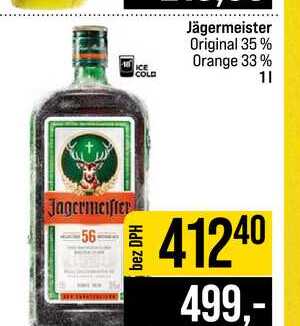 Jägermeister Original 35% Orange 33% 1l