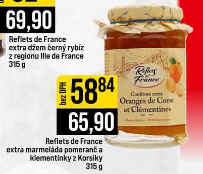 Reflets de France extra marmeláda pomeranč a klementinky z Korsiky 315 g 