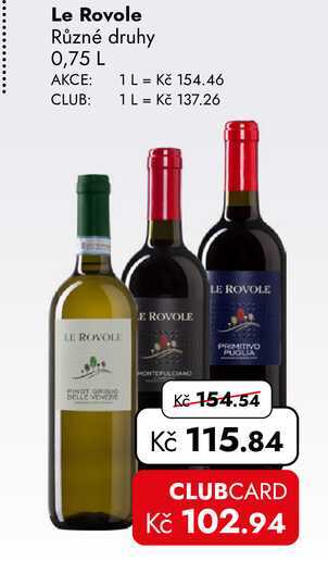 Le Rovole Různé druhy 0,75 L  