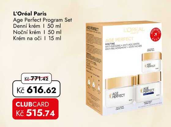 L'Oréal Paris Age Perfect Program Set Denní krém 50 ml