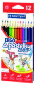 Školní pastelky Ergo