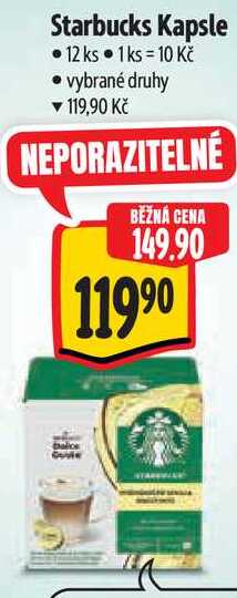 Starbucks Kapsle, 12 ks 