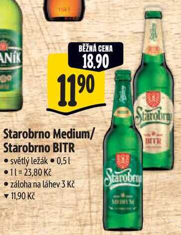Starobrno BITR, 0,5 l