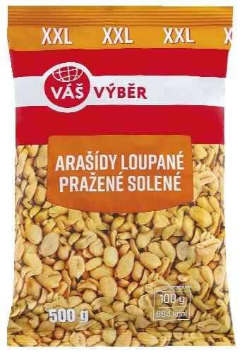 VÁŠ VÝBĚR  Arašídy, 500 g