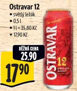 Ostravar 12, 0,5 l