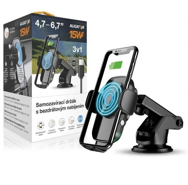 Držák K2 s QI nabíjením 15 W 3v1, 1 KS