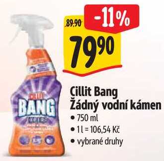 Cillit Bang žádný vodní kámen, 750 ml