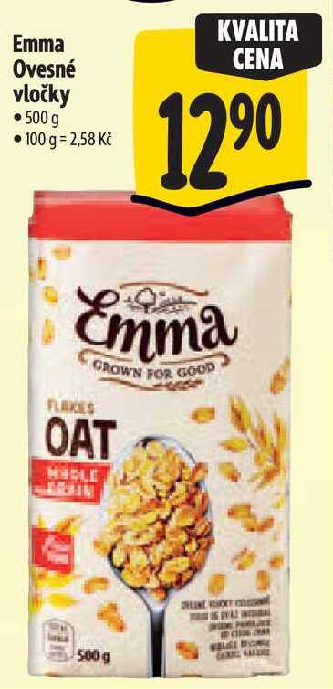 Emma Ovesné vločky, 500 g