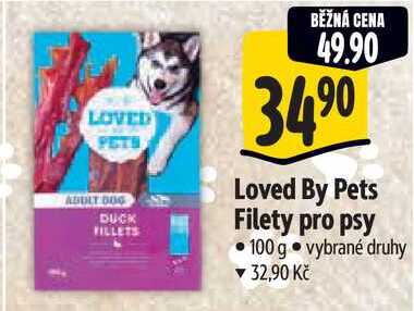 Loved By Pets Filety pro psy, 100 g