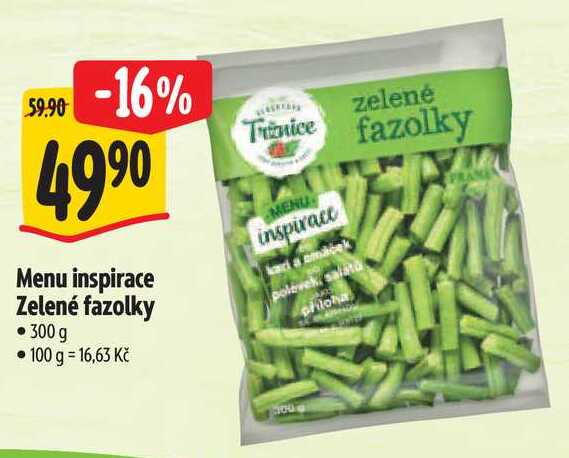 Menu inspirace Zelené fazolky, 300 g