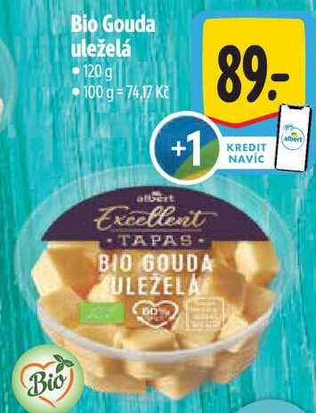 Bio Gouda uleželá, 120 g