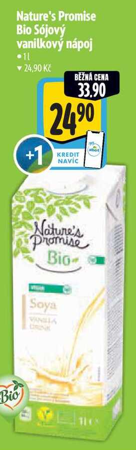 Nature's Promise Bio Sójový vanilkový nápoj, 1 l