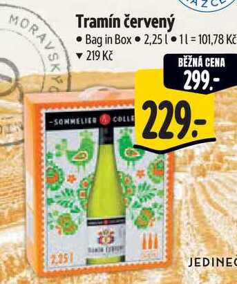 Tramín červený, 2,25 l