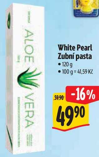 White Pearl Zubní pasta, 120 g