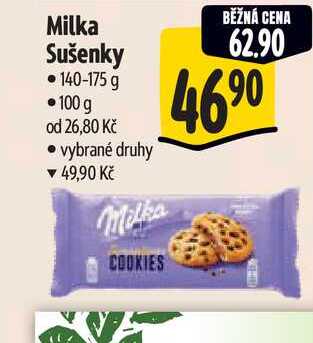Milka Sušenky 140-175 g