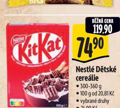   Nestlé Dětské cereálie 300-360 g  