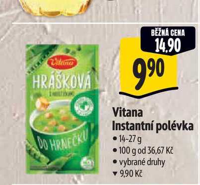   Vitana Instantní polévka  14-27 g 