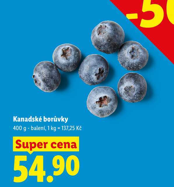 Kanadské borůvky, 400 g 
