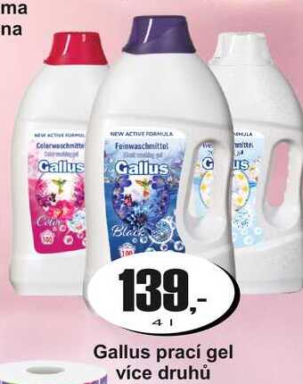 Gallus prací gel 4 L