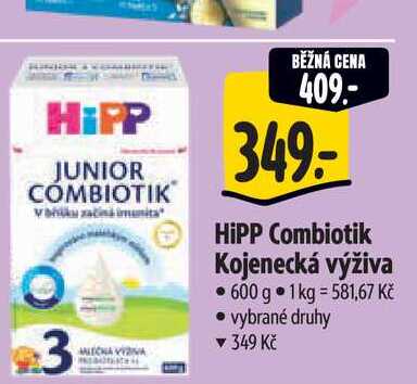 HiPP Combiotik Kojenecká výživa 600 g