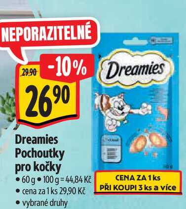  Dreamies Pochoutky pro kočky 60g 