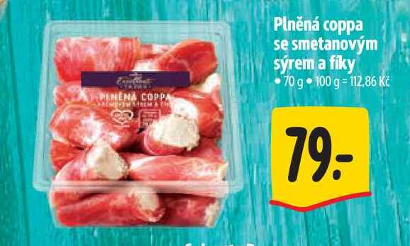 Plněná coppa se smetanovým sýrem a fíky 70 g