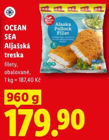 OCEAN SEA Aljašská treska, 960 g