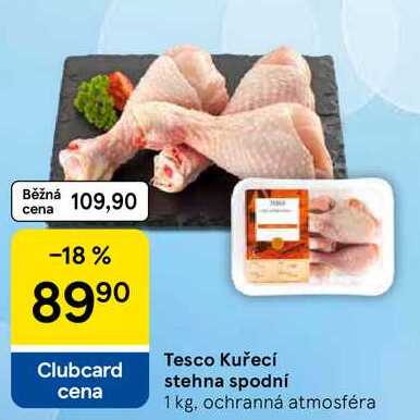 Tesco Kuřecí stehna spodní, 1 kg