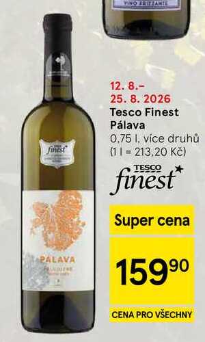 Tesco Finest Pálava, 0.75 l
