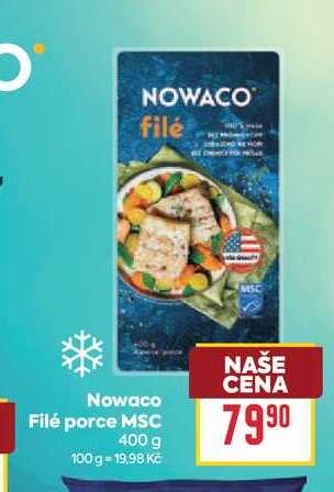 Nowaco Filé porce MSC 400 g