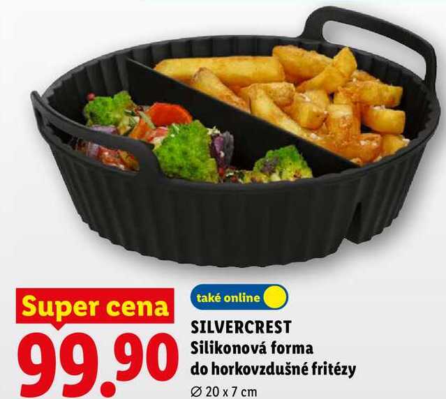 SILVERCREST Silikonová forma do horkovzdušné fritézy 