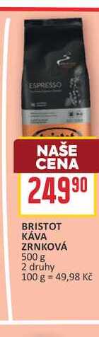 BRISTOT KÁVA ZRNKOVÁ 500 g