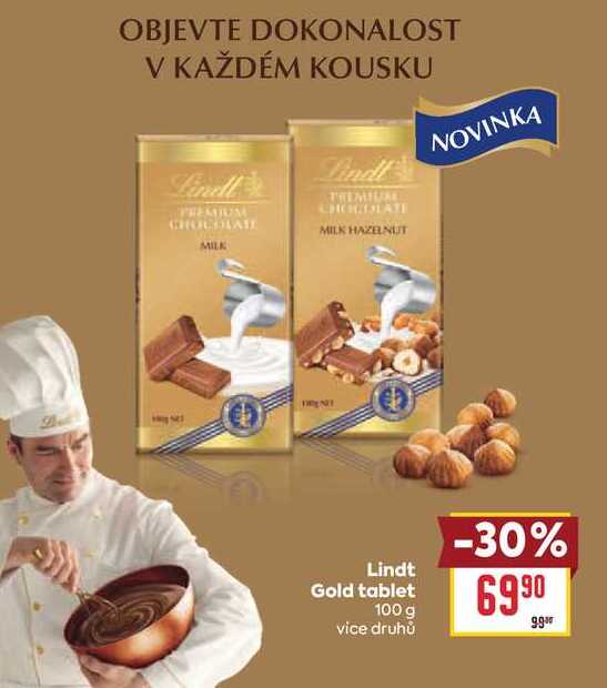 Lindt Gold tablet 100 g